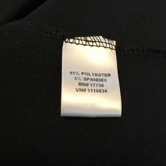 Liz Lange Maternity Dress Black Midi Size XL - Picture 7 of 8